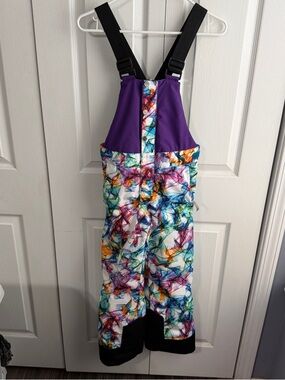 Spyder Nora snow ski bib overalls girls size 10